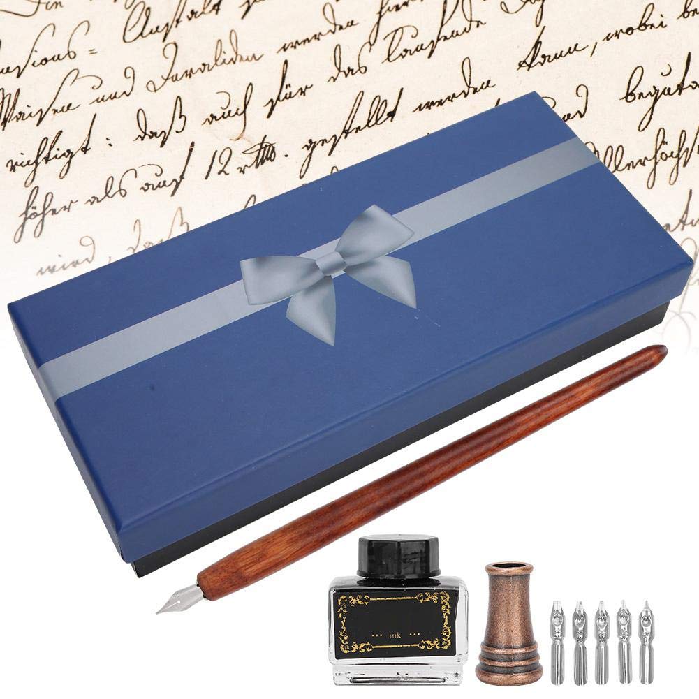 G Pen Manga Hillento Comic Dip Pen Set, 4 Wooden Pen Manager Cartoon ...