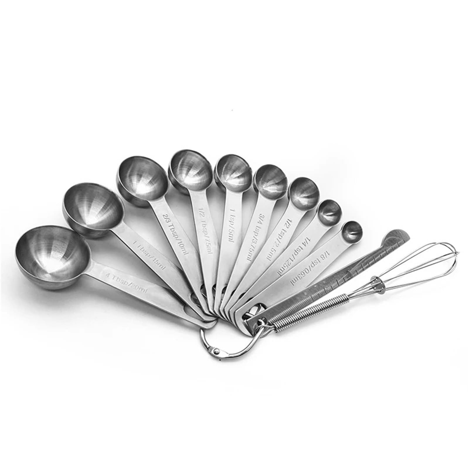 Juego de cucharas medidoras, herramientas acero inoxidable