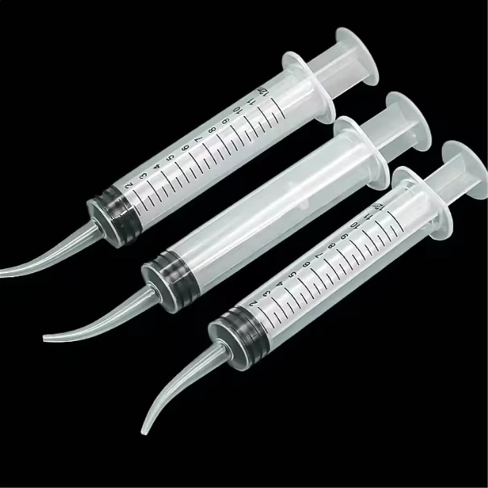 Dispositivo Veterinario per Somministrazione Siringhe Senza Ago da 12 Ml per Strumenti per Misurazione Trasparenti in Plastica Liquida Erogazione Liquidi per Animali E