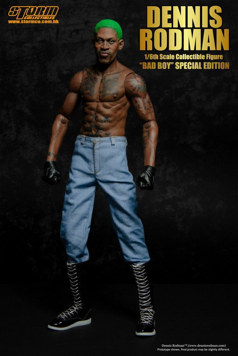 Amazon | デニス・ロッドマン 1/6 アクションフィギュア バッドボーイ