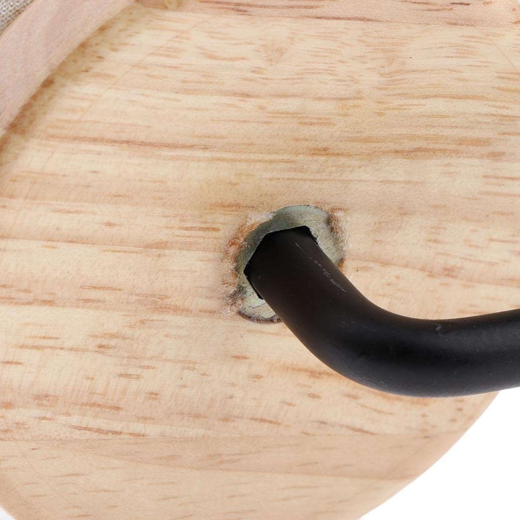 Flameer Wall Mount Wig Head Cork Canvas Mannequin Head with Stand Screws Set for Wigs Making Display Styling 21 Inch - White