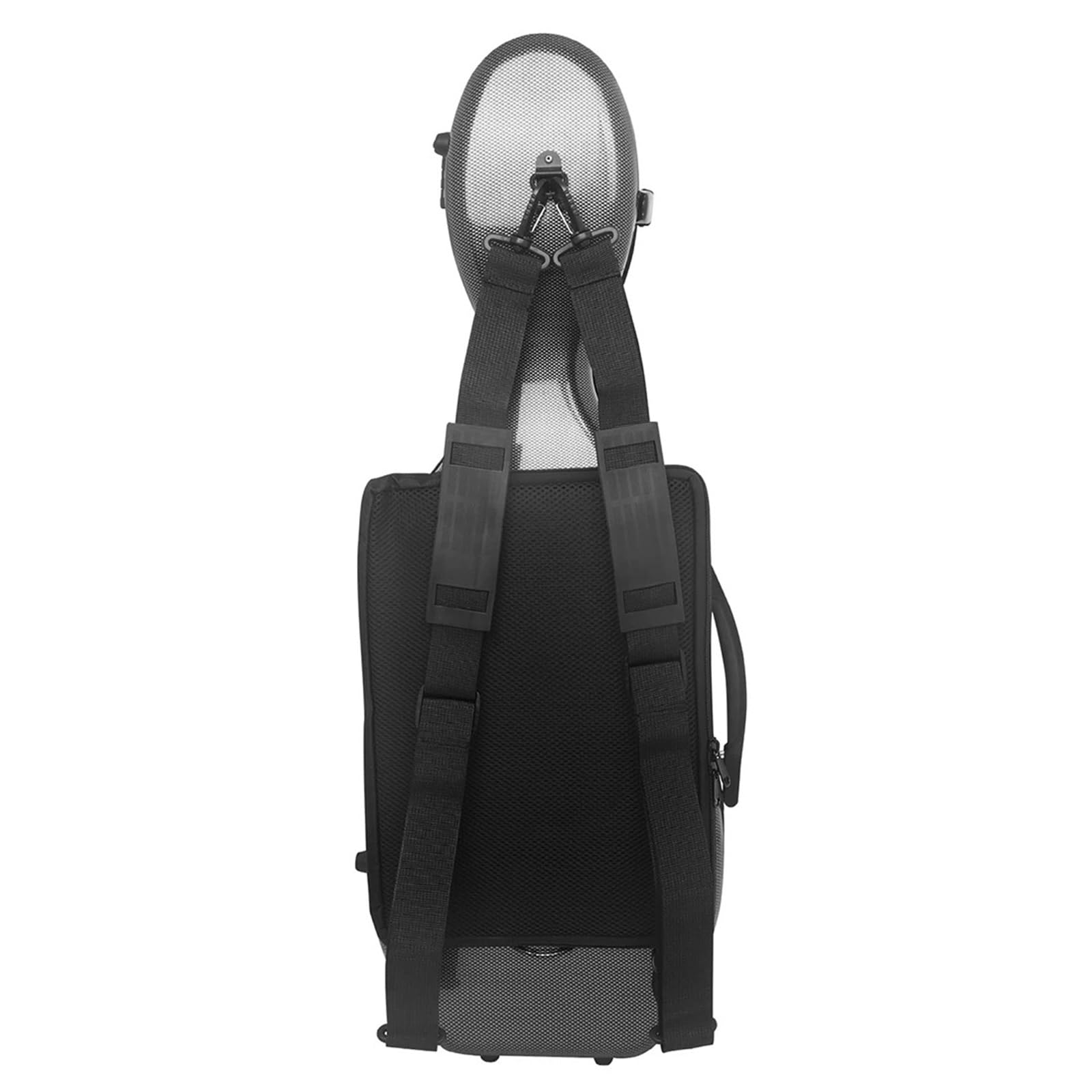 Boîte de violon en fibre carbone composite 4/4 | Sac à partitions robuste et léger en composite(Silver)