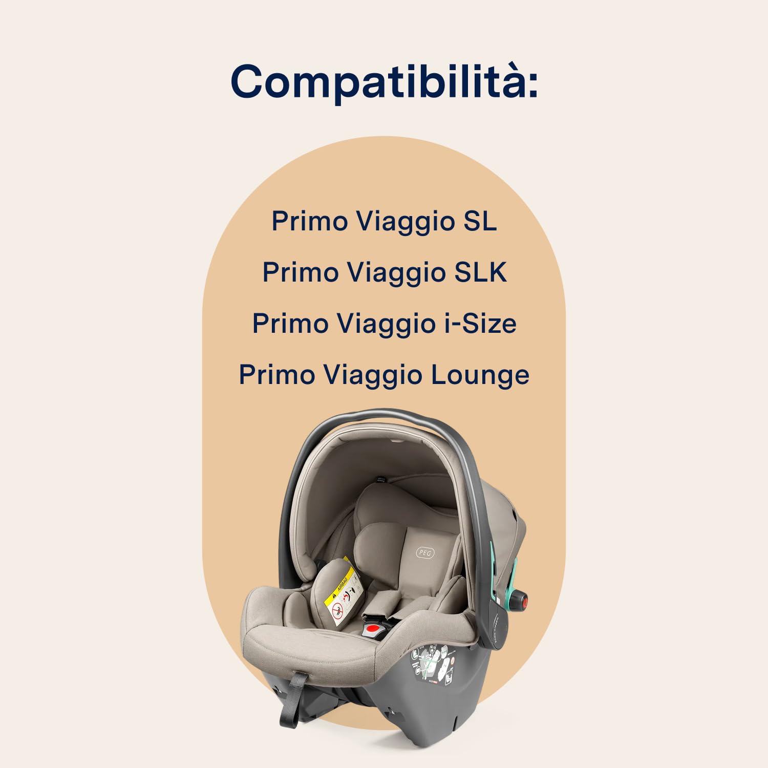 PEG Igloo Cover - Sacco Termico Imbottito - Compatibile con i Seggiolini Auto Primo Viaggio SL, Primo Viaggio SLK, Primo Viaggio i-Size e Primo Viaggio Lounge di Peg