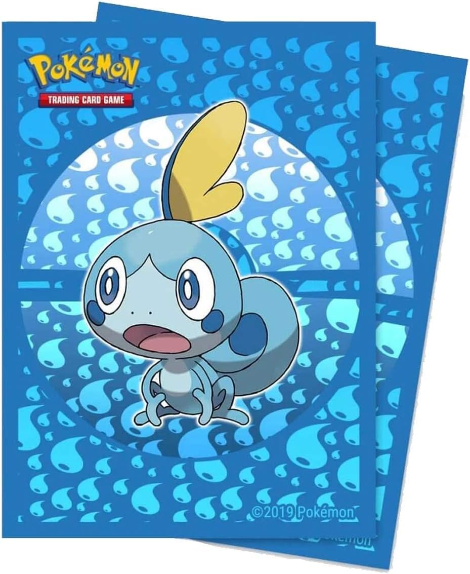 Ultra Pro - Standard Deck Protector Sleeves - Pokemon Sword & Shield Galar Starters Sobble (65 Pack)