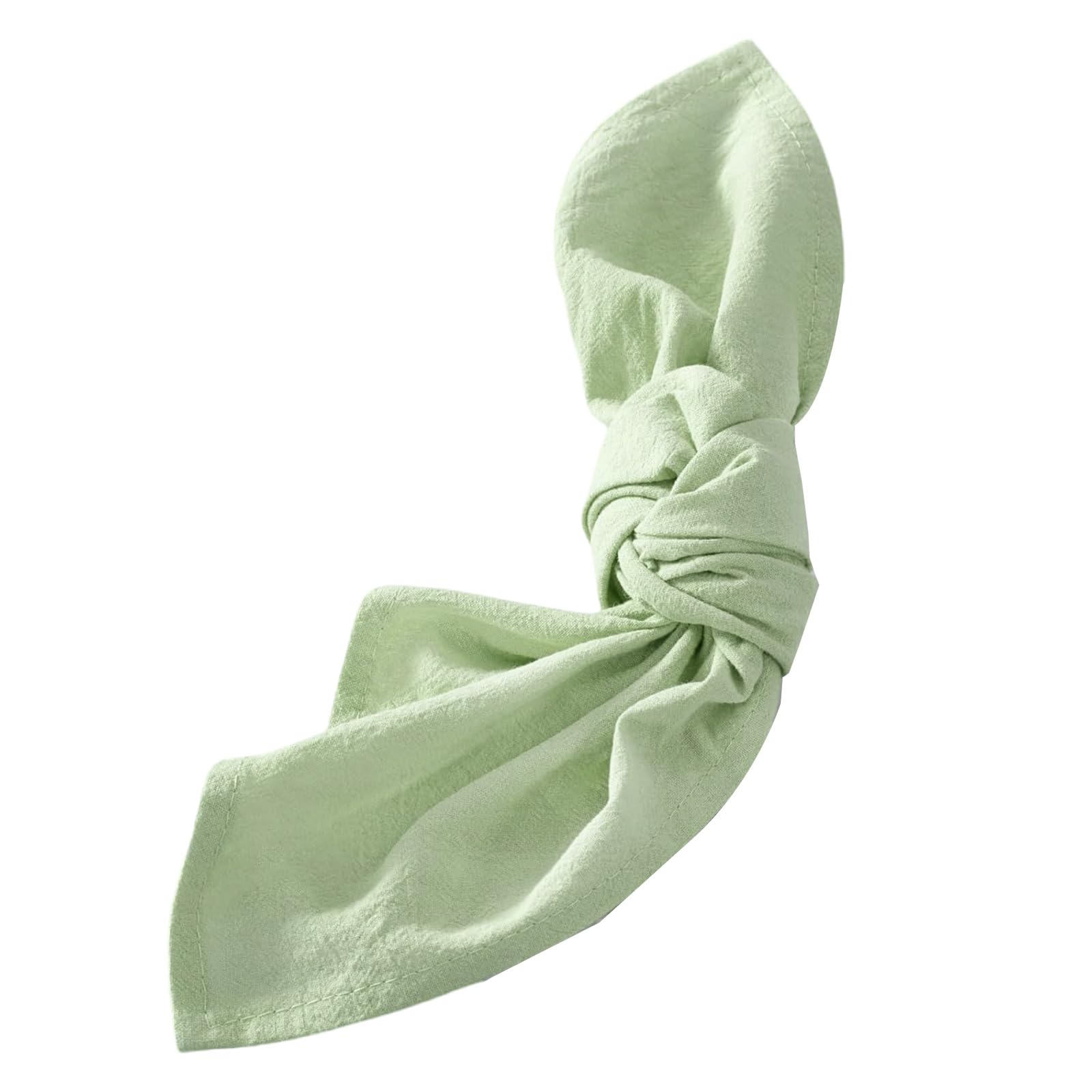 carotoe Sturdy Cotton Square Cloth Napkins Fabric Materials for Dining Table Setting Washable Square Cloth Napkins