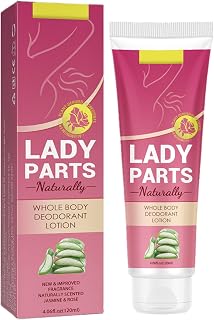 Lady Parts Whole Body Deodorant Lotion,120ml Natural Deodorant for Private Parts & Body,Aluminum Free Deodorant for Women,Hypoallergenic & Safe For Sensitive Skin,Naturally Scented