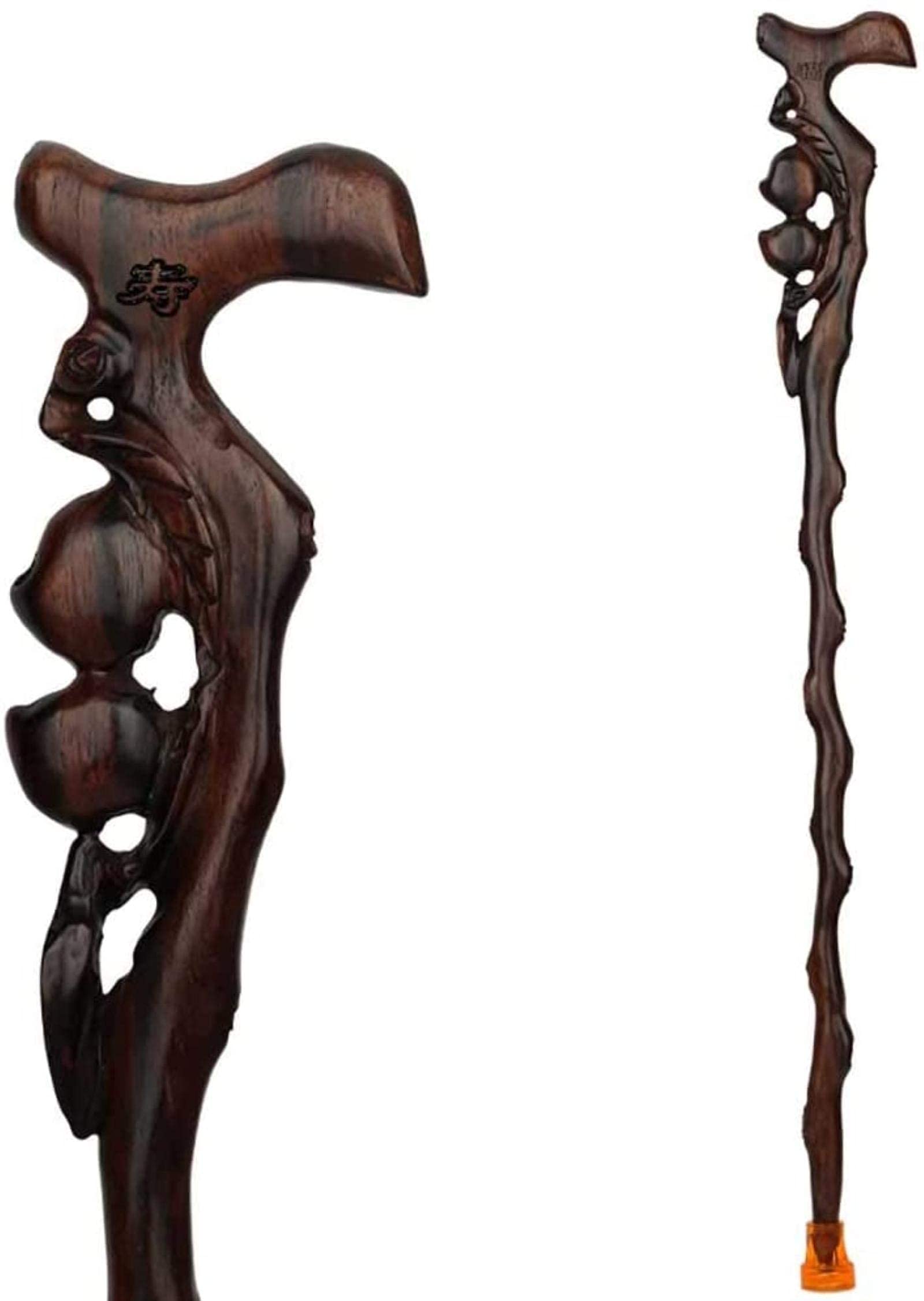 Buy Mahogany wood crutch old crutches wings aged crutches cane cane