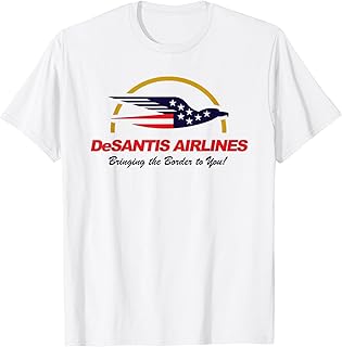 DeSantis Airlines Funny Political Meme Ron DeSantis T-Shirt