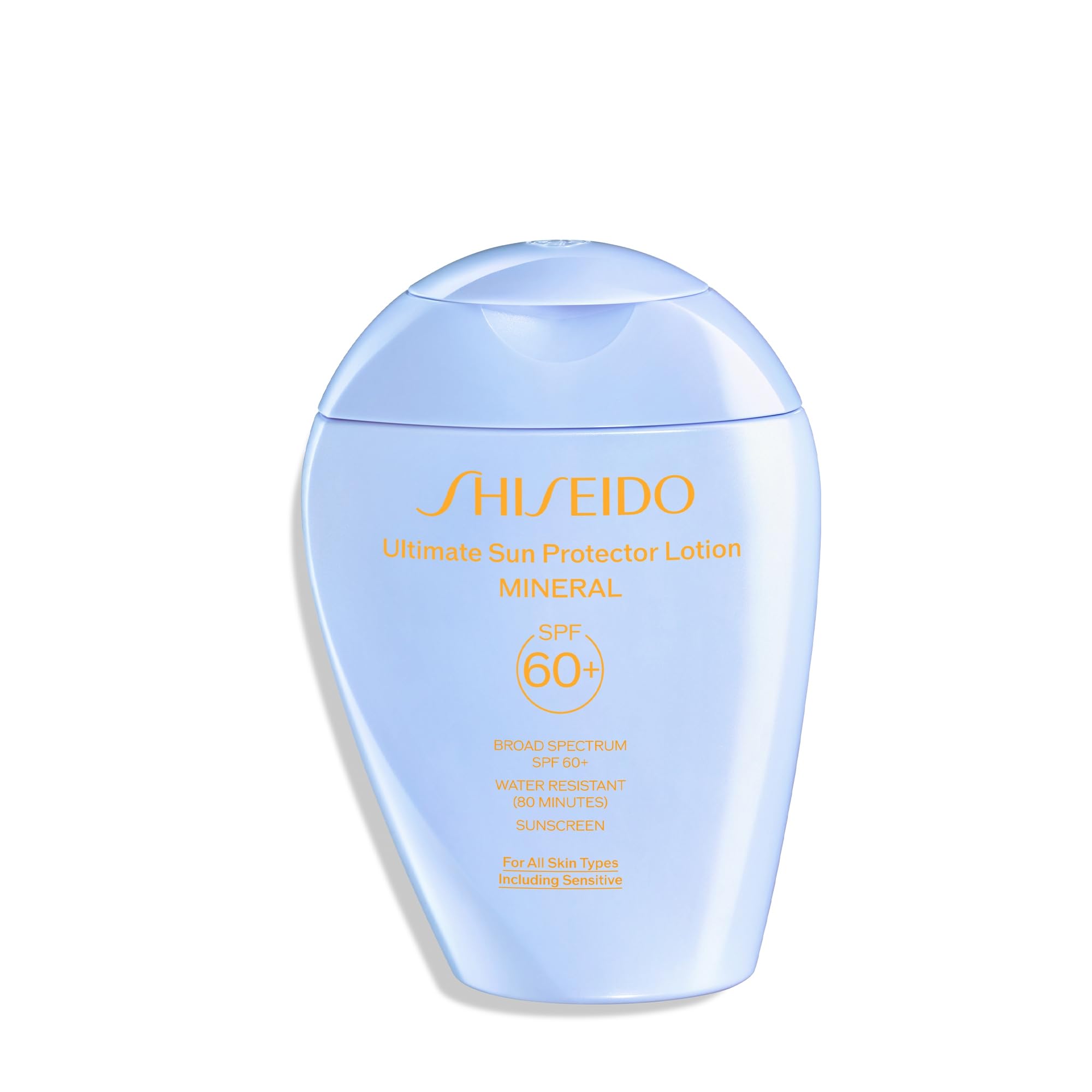 ShiseidoUltimate Sun Protector Lotion Mineral SPF 60+ - Sheer, Broad-Spectrum Sunscreen for Face & Body - Visibly Improves Fine Lines, Smoothness & Skin Tone - Fragrance Free, All Skin Types