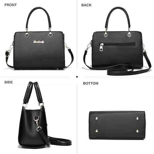 Miniatura 4 de Xiaoyu Bolsos y carteras de moda para mujer, elegante bolso cruzado para damas, bandolera tipo satchel con asa superior, bolsos pequeños tipo tote