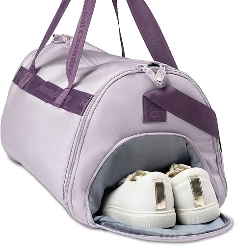 Miniatura 6 de Bolsa de mano para niñas bolsa de lona convertible para viajes, ideal como bolsa de ropa para disfraces de baile, uniformes de animación y deportes,