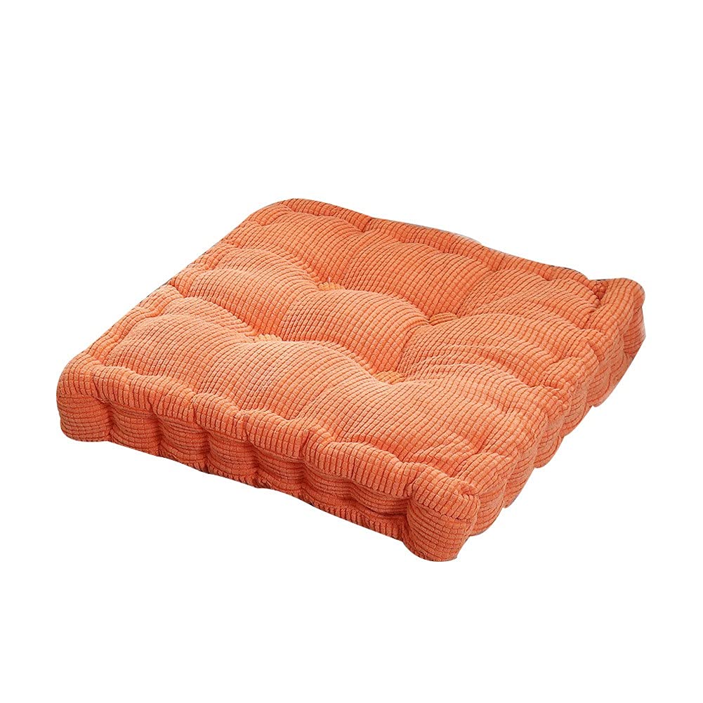 Coussin de chaise de jardin carré lot de 4 avec sangles pour assise de balcon