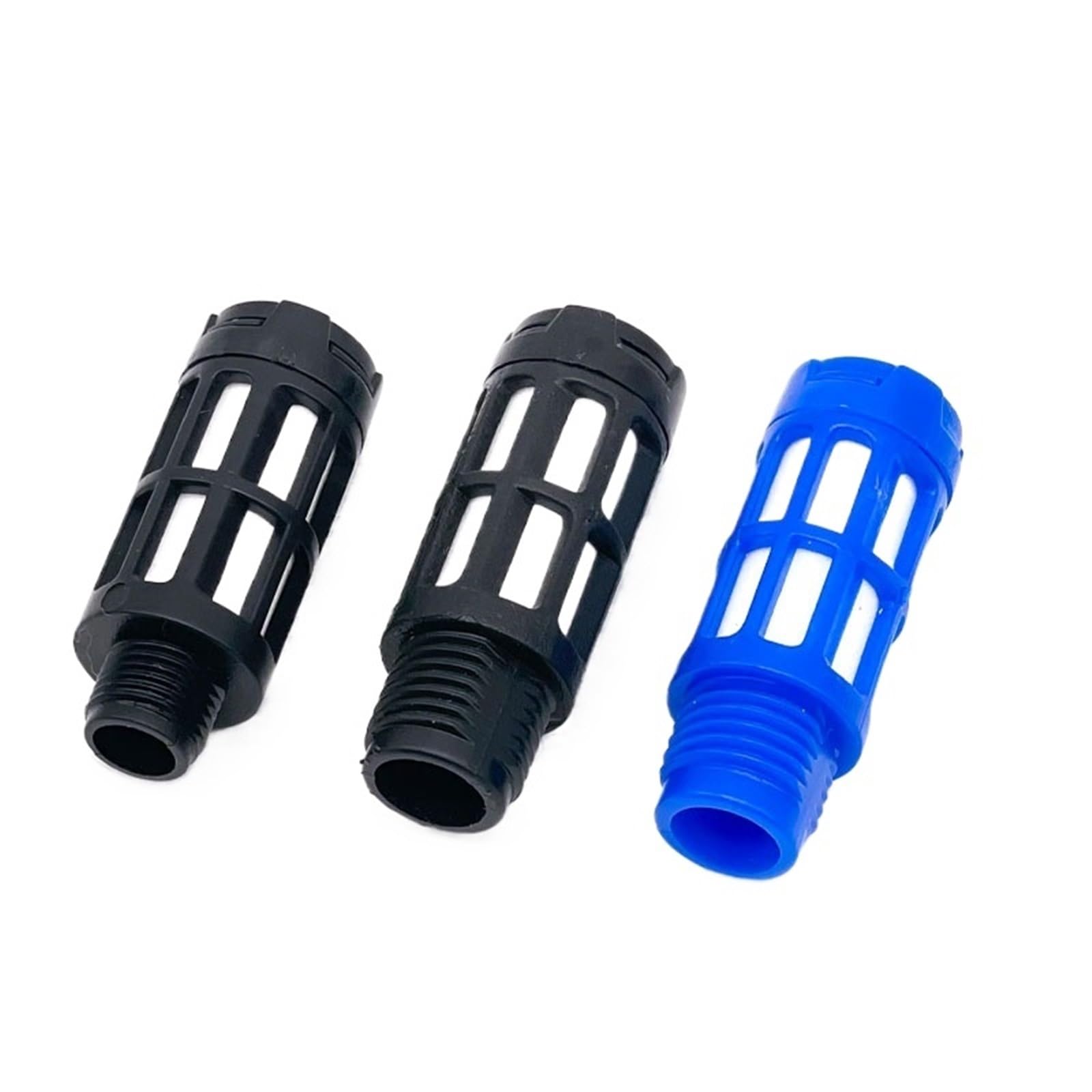Pneumatischer Schalldämpfer PT1/8 1/4 3/8 1/2 Außengewinde for Magnetventil(PSL-03 Blue)