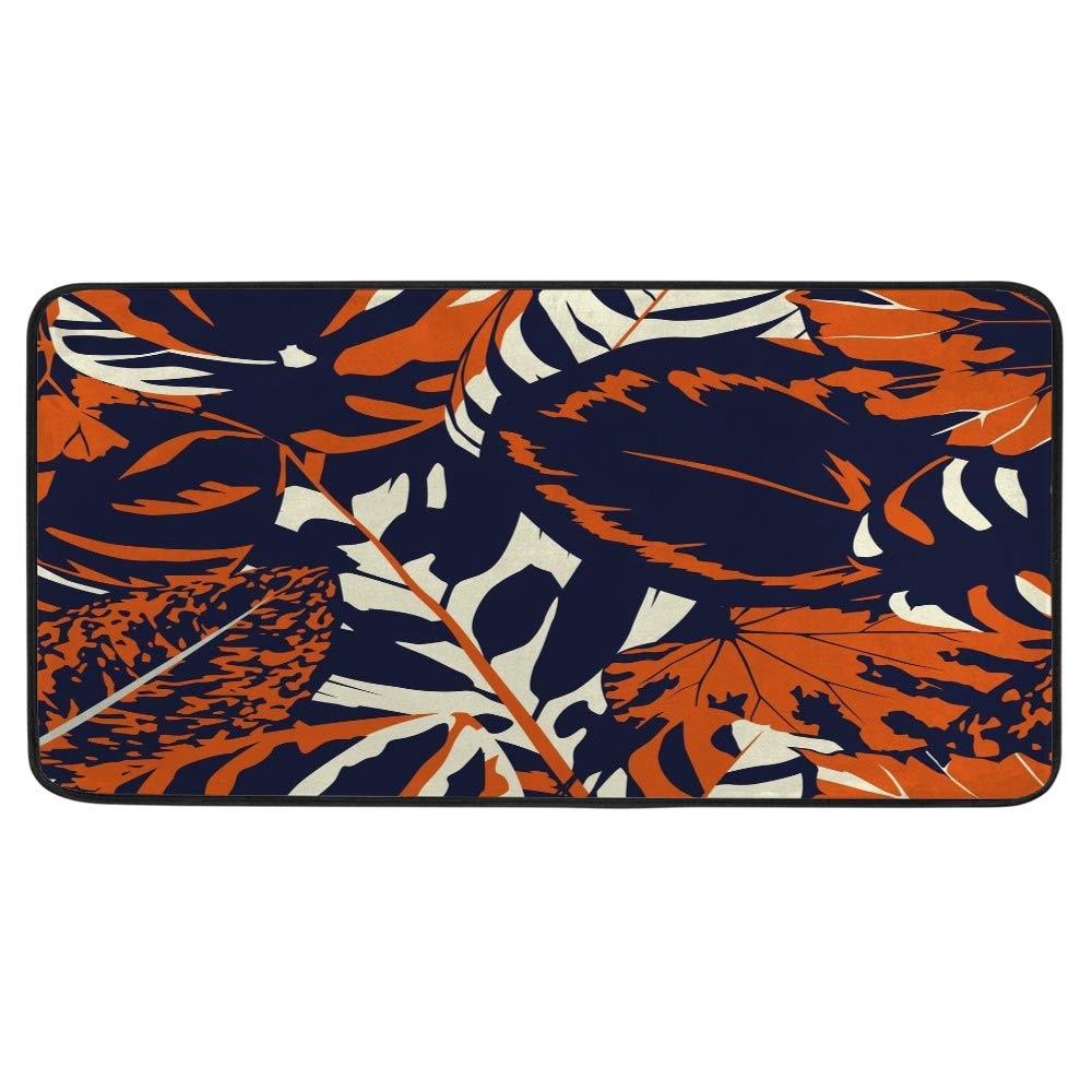 Alfombrillas de cocina ergonómicas de diseño abstracto retro para el hogar y la oficina