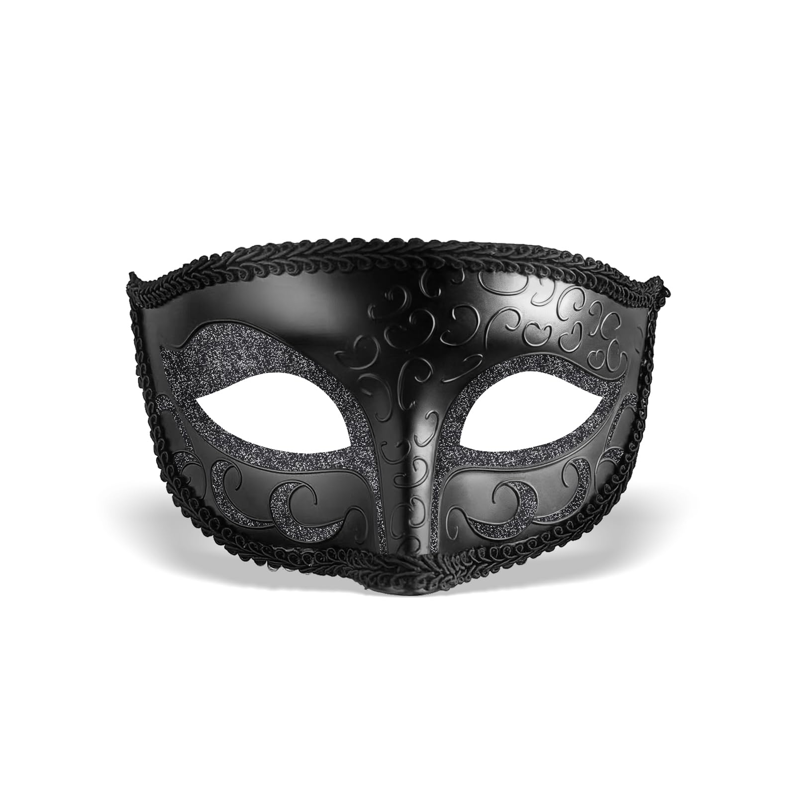 HyperFun Masquerade Mask for Men Classic Vintage Venetian Mens Mask Lightweight Gentle, Specially for Costume, Theme Parties