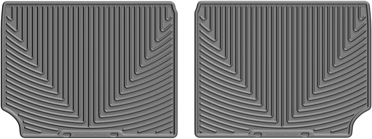 WeatherTech All-Weather Floor Mats for Chevrolet Equinox, Terrain 2nd Row (W281), Black
