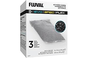 Fluval SPEC/Evo/Flex Activated Carbon Replacement Aquarium Filter Media