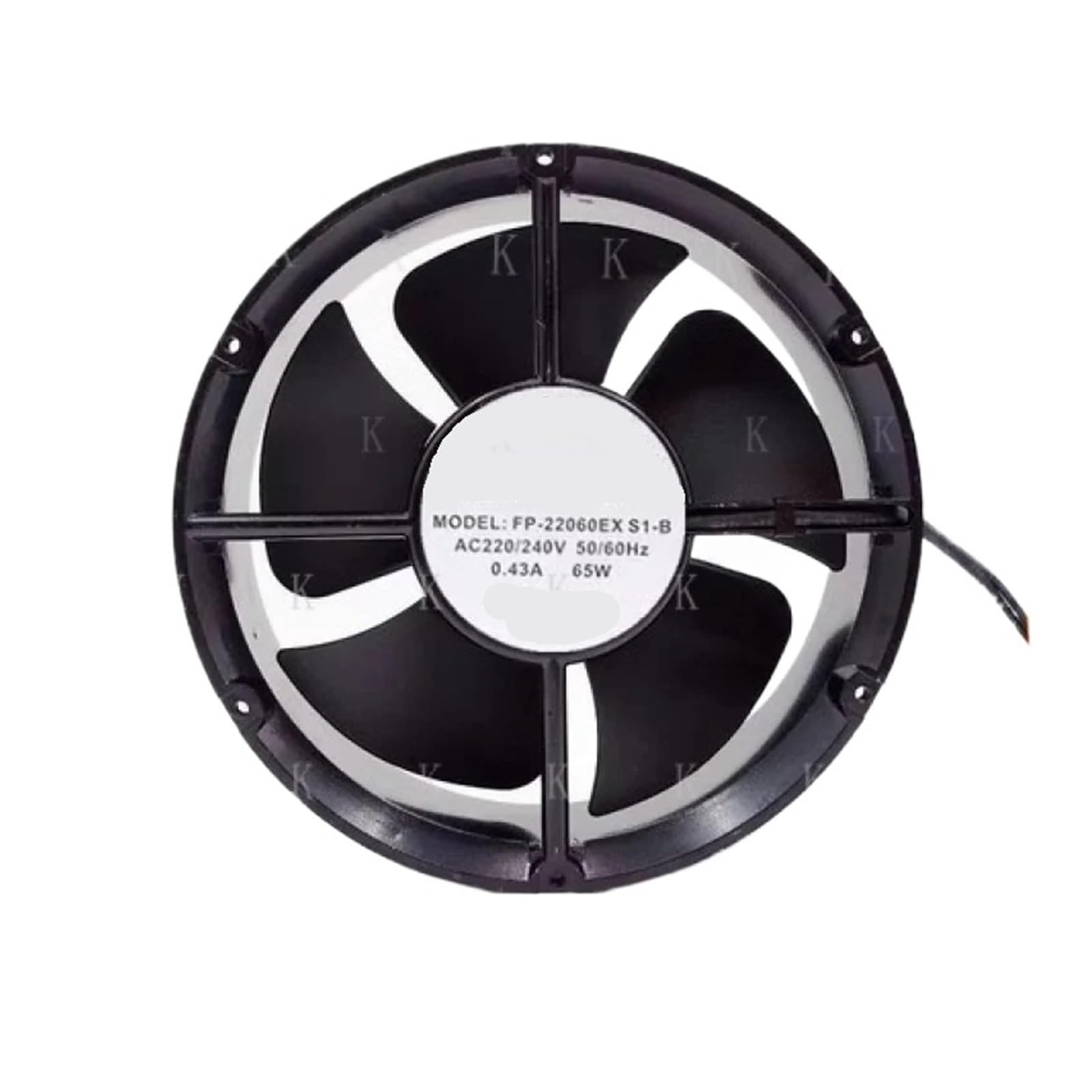Ventilateur axial FP-20060EX-S1-B de 22cm alimenté en 220V pour refroidissement