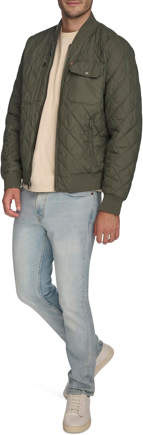Levi's Men's Levi's Men's Diamond Quilted Bomber Jacket