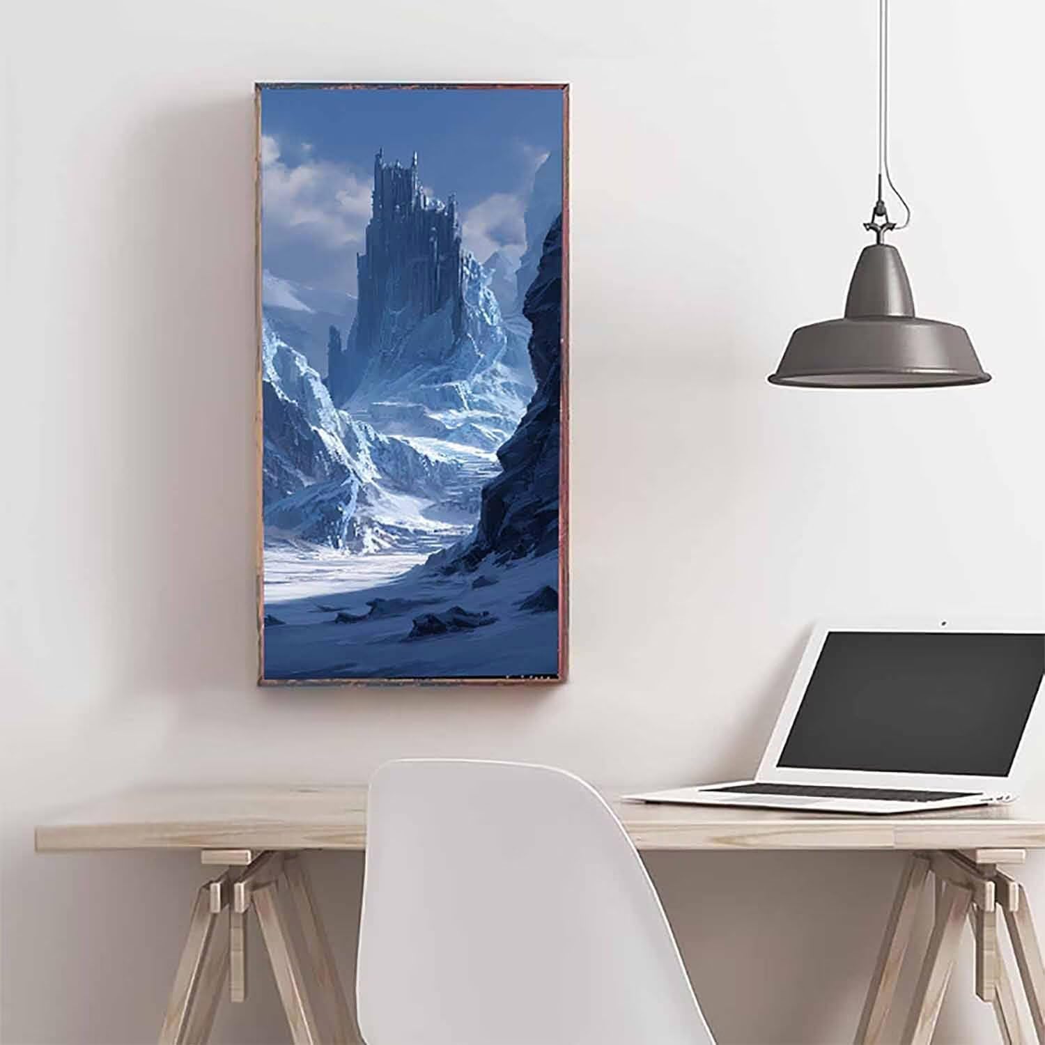 Snow Mountain diamentowe zestawy artystyczne dla dorosłych, malarstwo diamentowe, zimowe kryształowe zestawy artystyczne, dla dorosłych, dzieci, 5D, okrągłe, pełne wiercenie, klejnot, kropki, haft