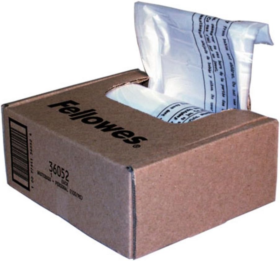 Fellowes 36052 Shredder Bags [Pack of 100] Amazon.co.uk Stationery