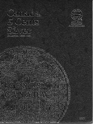 H.E. Harris Whitman Coin Folder Album – Canadian 5 Cents...