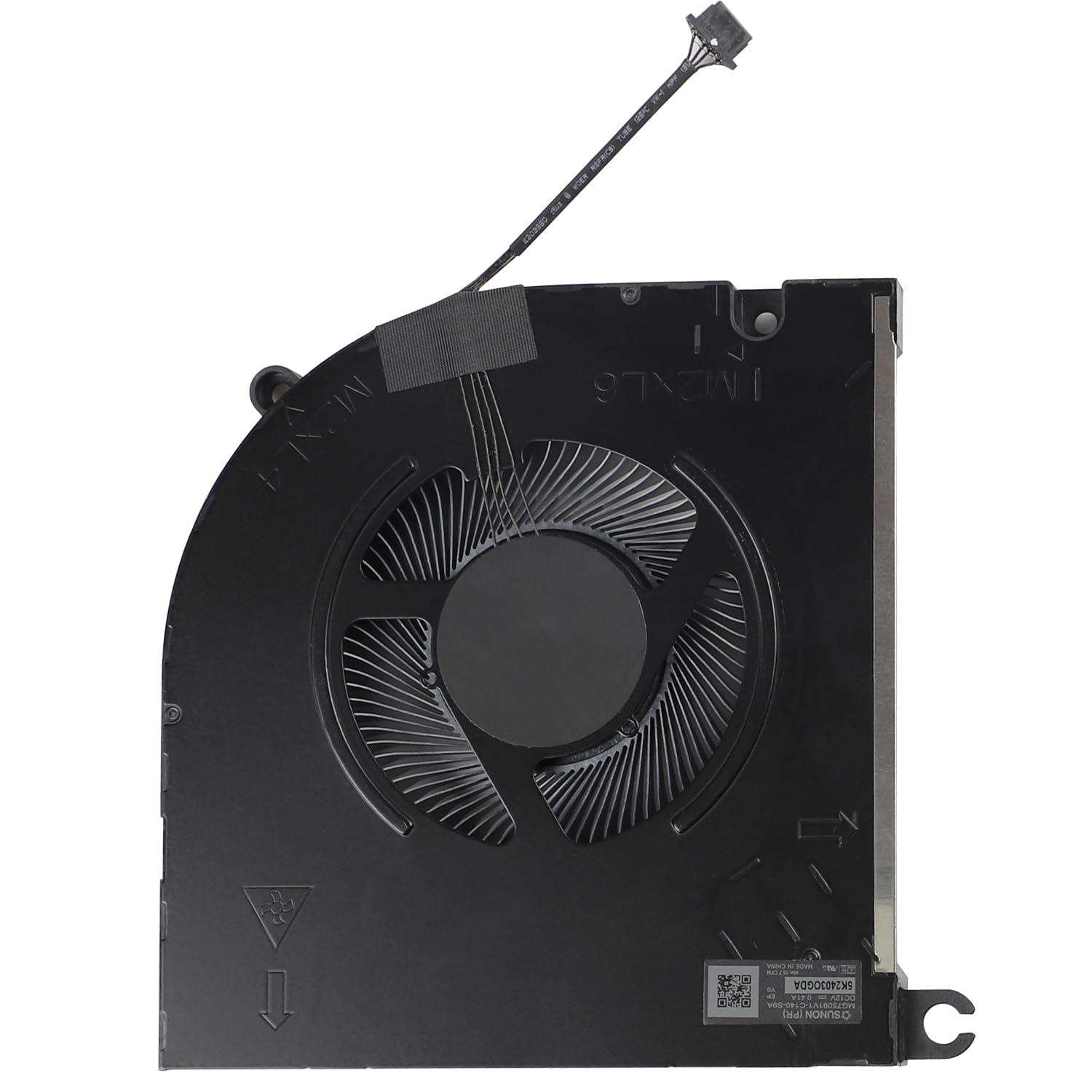 Replacement CPU+GPU Cooling Fan+Secondary Assistant Cooling Fan for Dell Alienware M18 R1 M18X R1 MG75091V1-C110-S9A MG75091V1-C140-S9A EG50060S1-C690-S9A NS8CC26 NS8CC25 DC12V0.41A NS55C15 DC5V0.34A