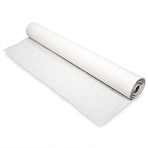 DeWitt N-Sulate Plant Protection Fabric, 1.5 oz, White, 12' x 250' - Cold Weather Frost Cover for Flowers, Bedding Plants & Vegetables, Breathable & Reusable