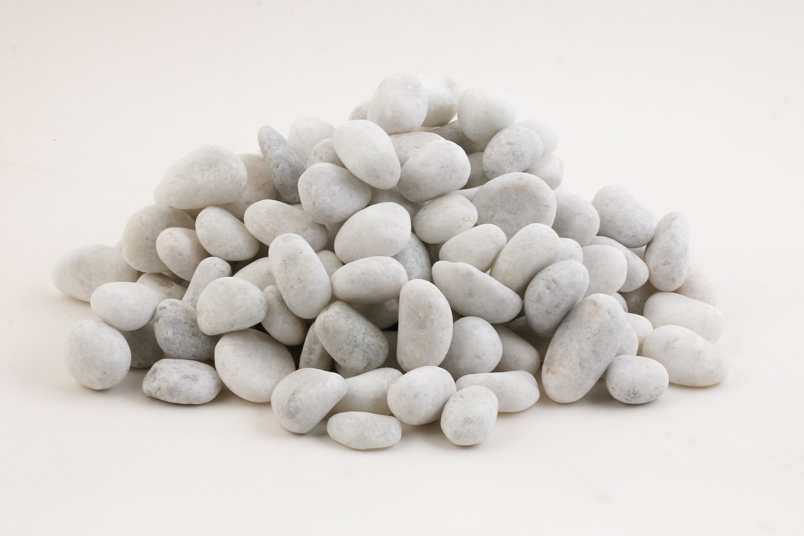 Stones Forever Pebbles Crystal White Decorative, Landscaping and Garden Stone 5 Kg - 1/2"-1"