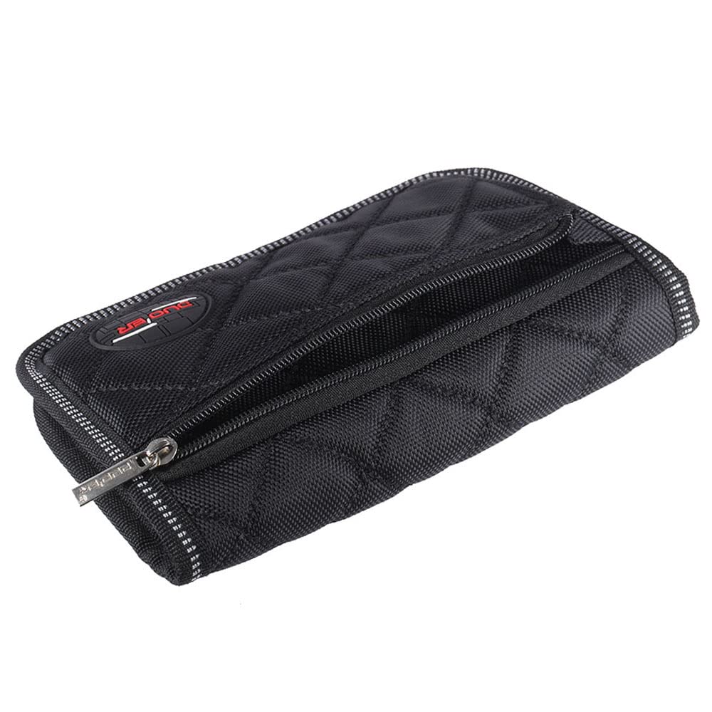 Pochette pour embouchure de trompette avec 4 compartiments souples Noir