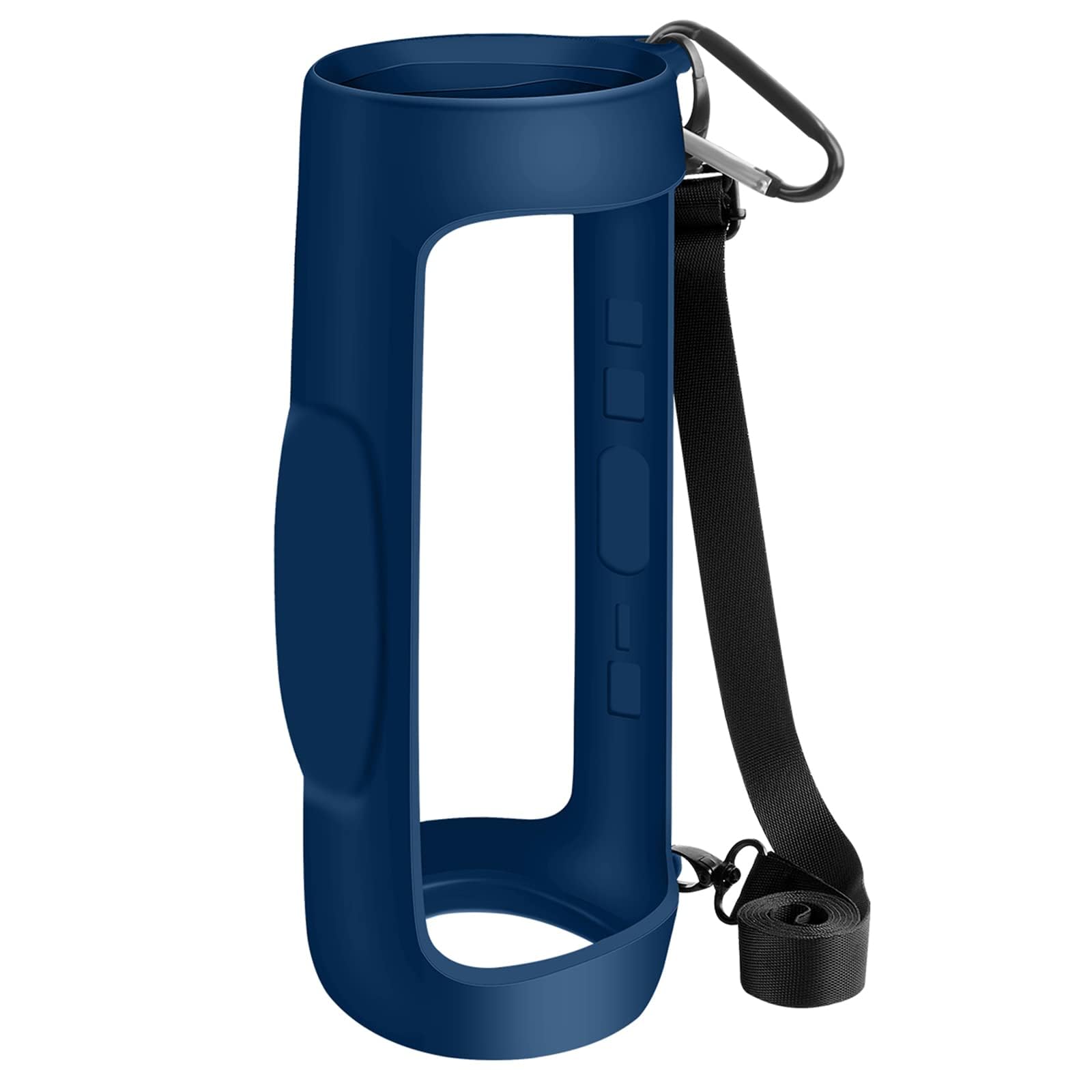 PAIYULE Silicone Case Cover for JBL Charge 4 Portable Waterproof Wireless Bluetooth Speaker, Travel Gel Soft Skin,Waterproof Rubber Carrying Pouch with Strap (Blue)