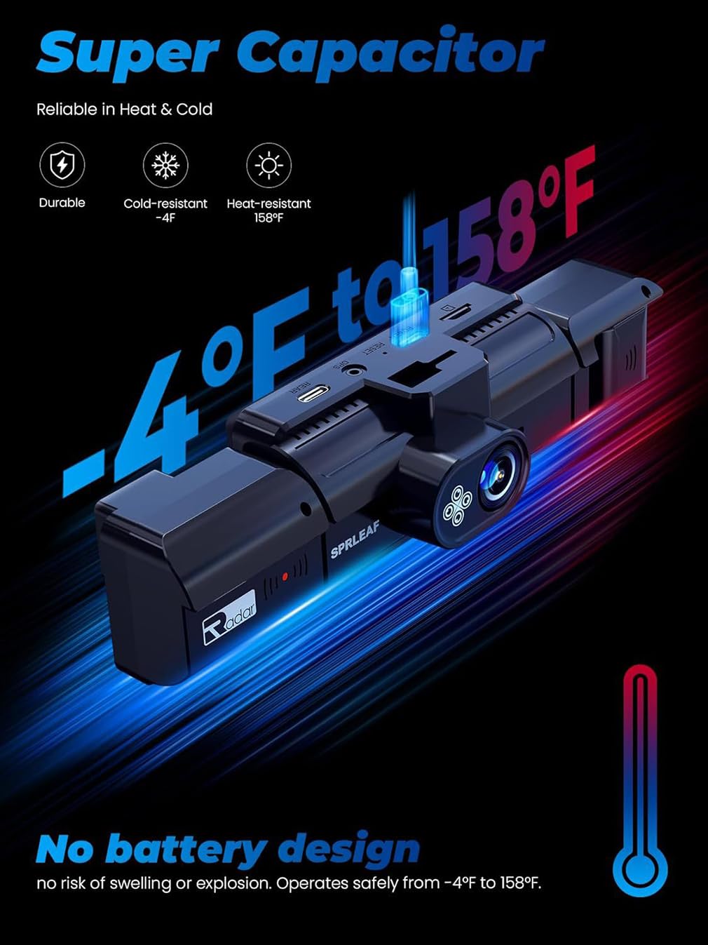 Dash Cam a 4 canali per auto, telecamere anteriori interne laterali e posteriori, visione notturna 4 telecamere HD 1080p, modalità parcheggio radar, app WiFi protezione panoramica WDR a 360 gradi