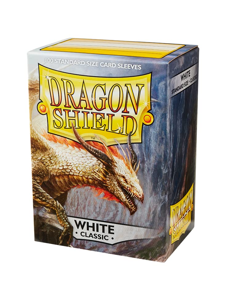 White (100 Sleeves) - Dragon Shield Classic