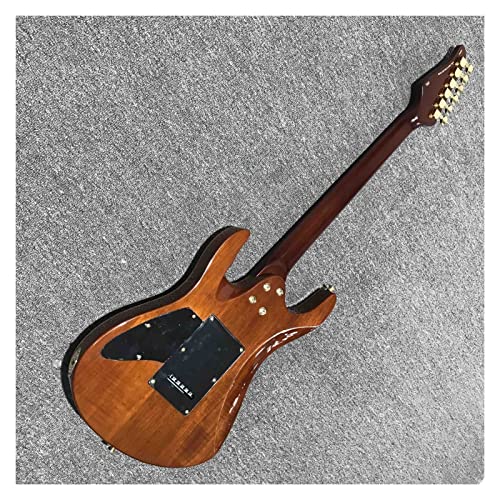 AMINIY Guitare électrique avec Pick-up Jazz Maple Col Full Taille Panneau en Acajou Flaillé Maple Haut Guitare… - Les Beatles, Paul McCartney, John Lennon, RIngo Starr, George Harrison AMINIY Guitare électrique avec Pick-up Jazz Maple Col Full Taille Panneau en Acajou Flaillé Maple Haut Guitare… – Image 6