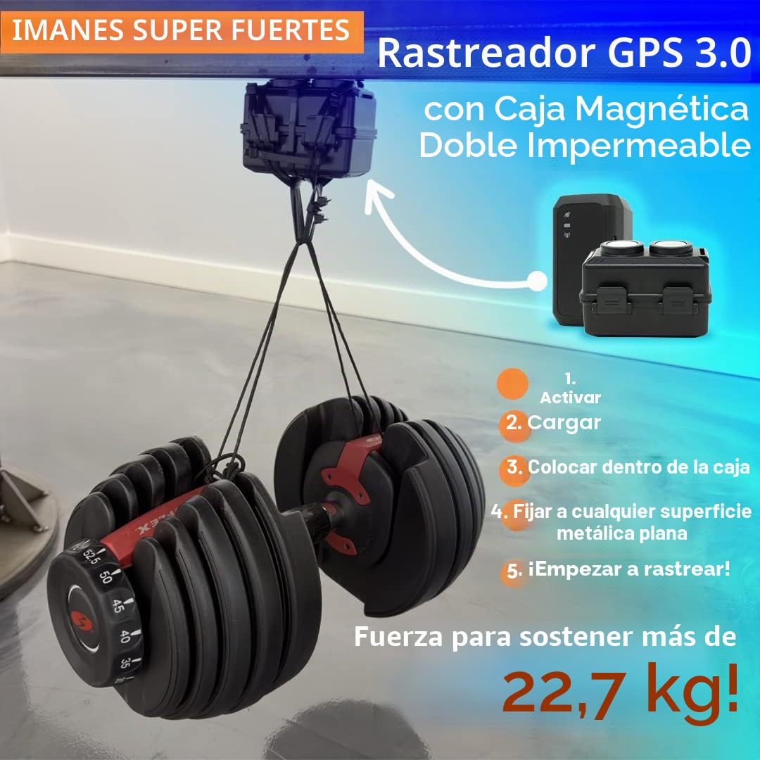 Optimus Paquete de rastreador GPS 3.0 - Seguimiento de vehículos y activos - 1+ batería Mo | Batería de hasta 2 meses con funda impermeable resistente e imanes potentes para vehículos y activos