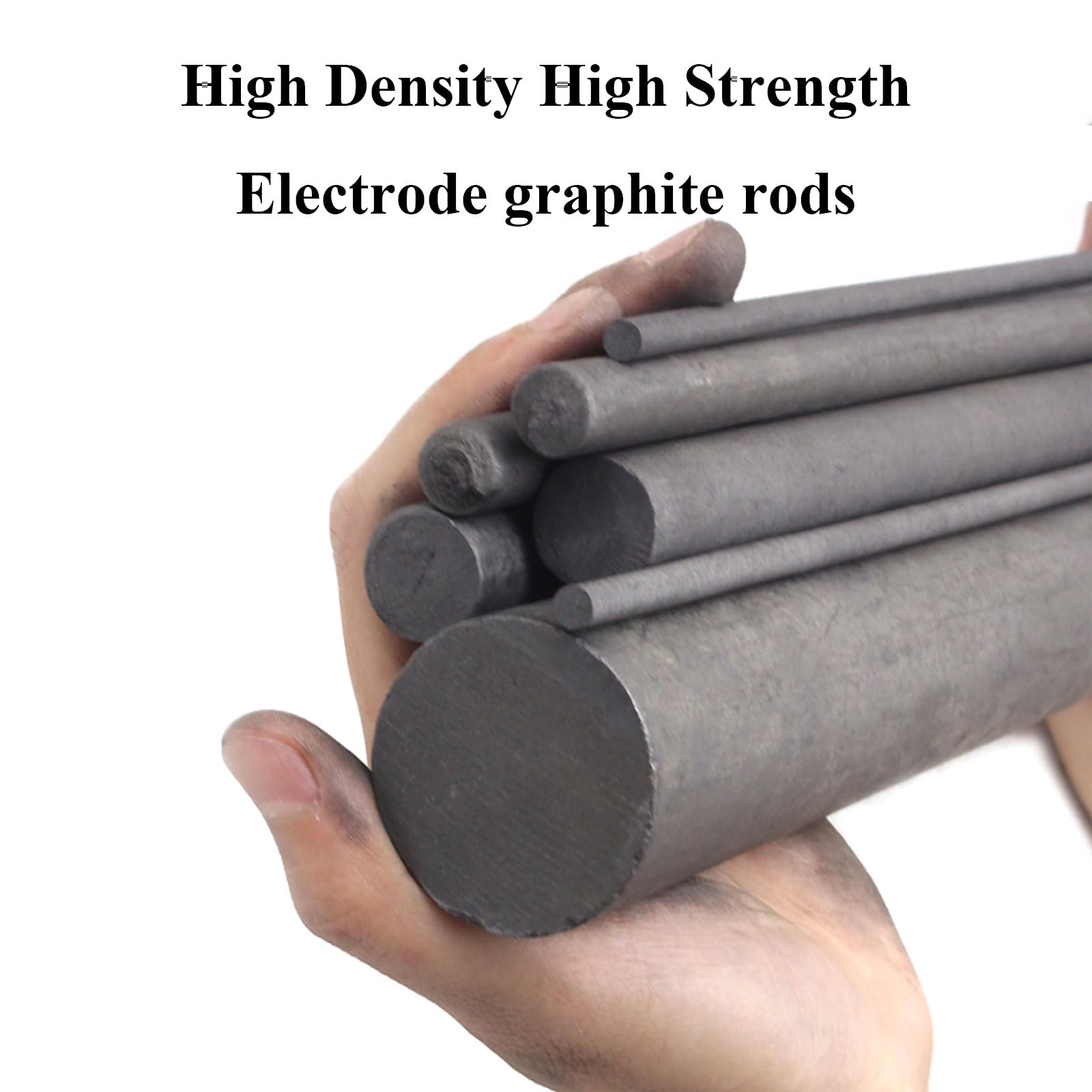 Tige de Graphite ， 10 pièces, Tige d'agitation en Carbone Longueur 355 mm, diamètre 4 mm-15 mm, bâton en Graphite for l'électronique des Machines métallurgiques (diamètre 4 mm)(4mm)
