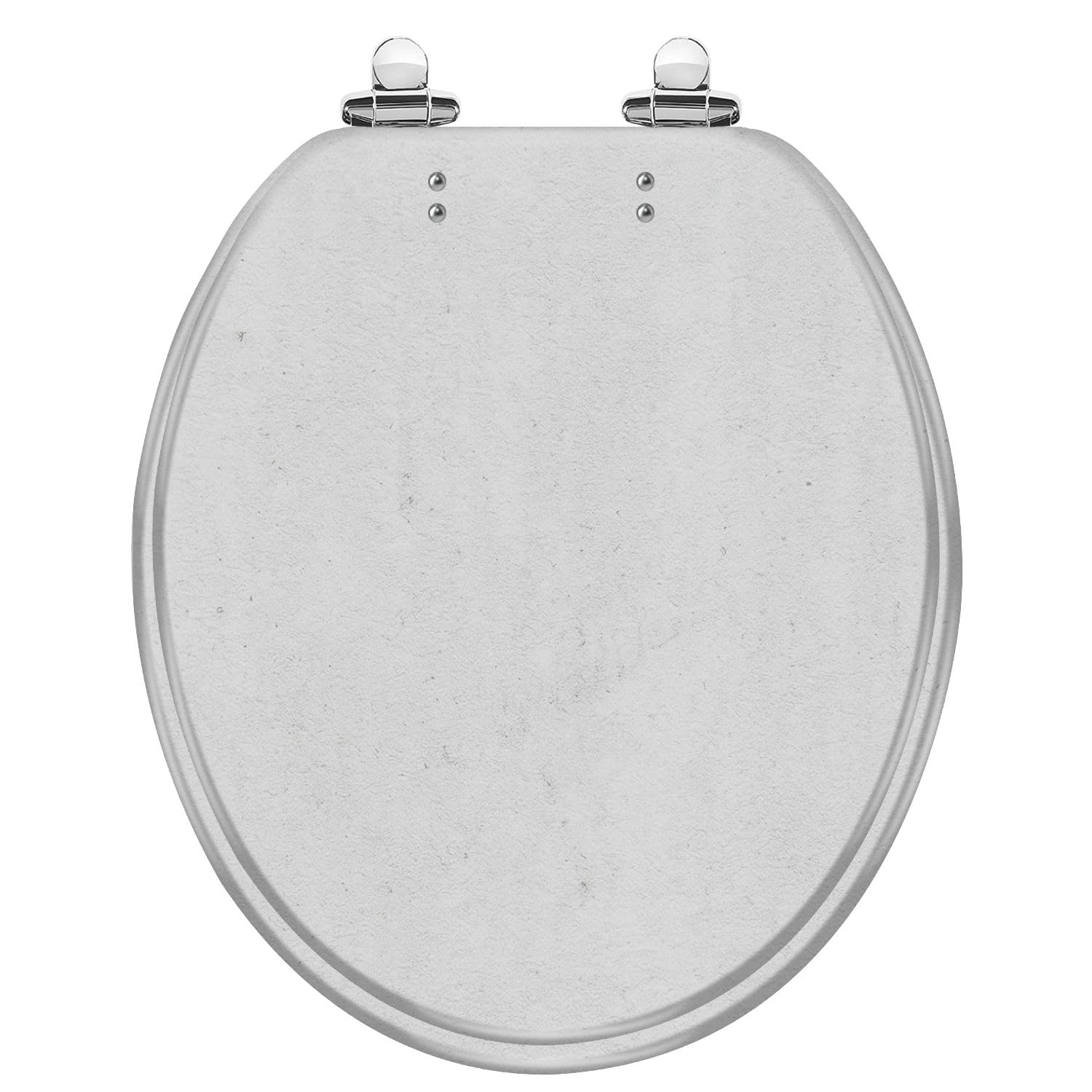 Tazyyzuu Multi5 White Resin Elongated Toilet Seat With Slow-Close Lid And Quick-Release Hinges Easy To Clean(,Round)