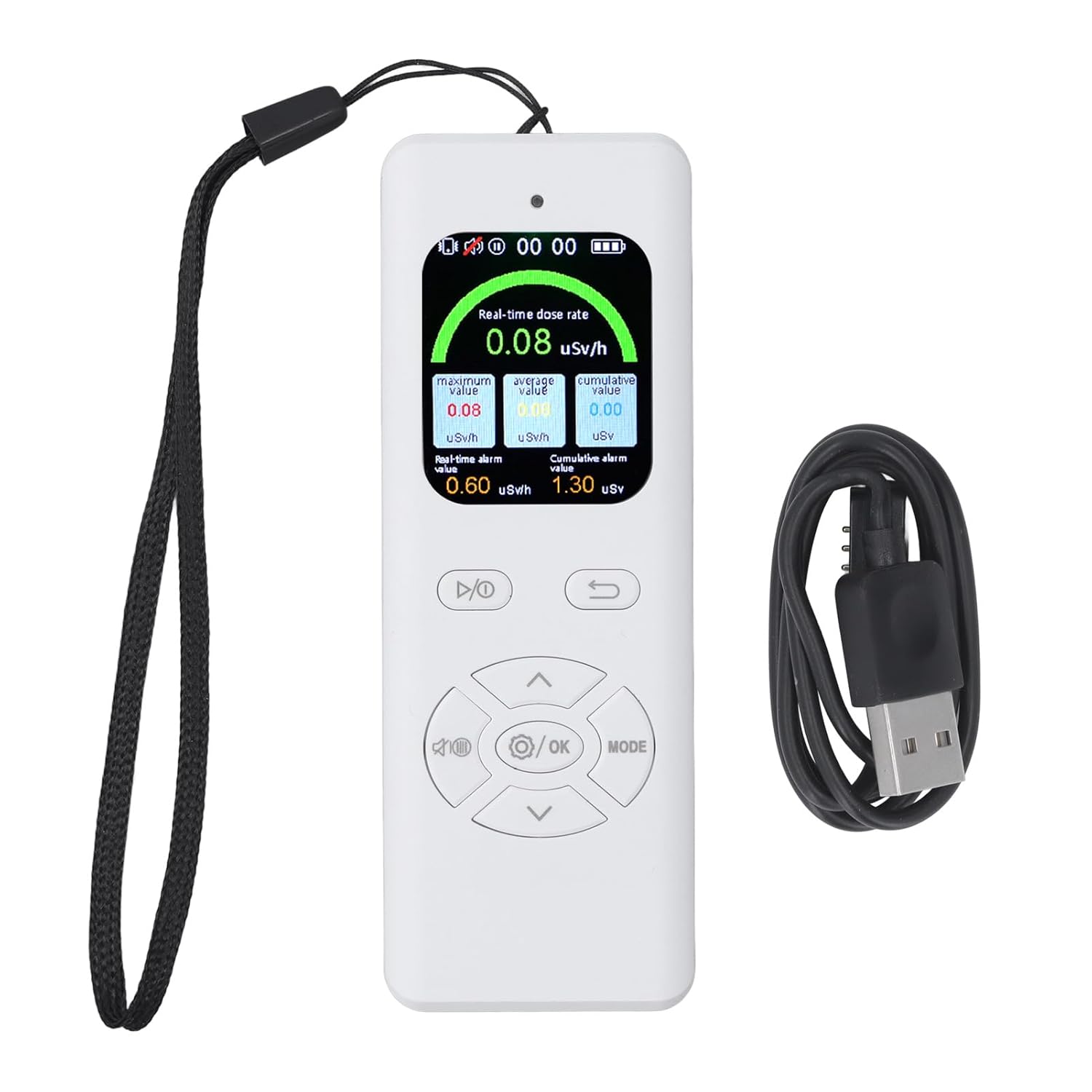 Portable Radiation Detector, Nuclear Radiation Detector, Counter High SensitivityCounter for Personal Dosimeter, Detects β, γ, and X Rays