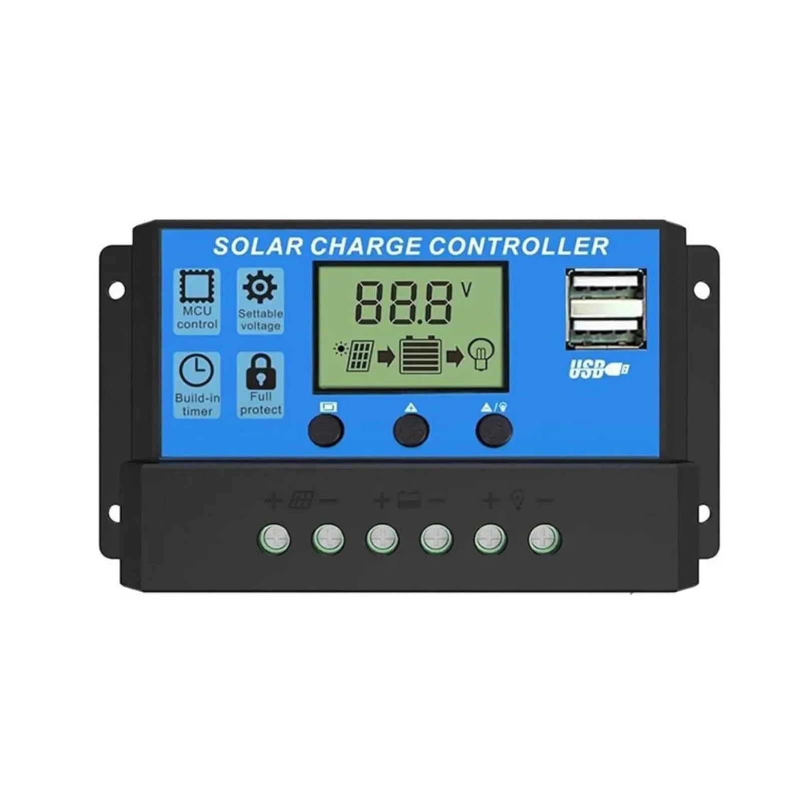 Solar Charge Controller, Smart PWM Solar Charge Controller