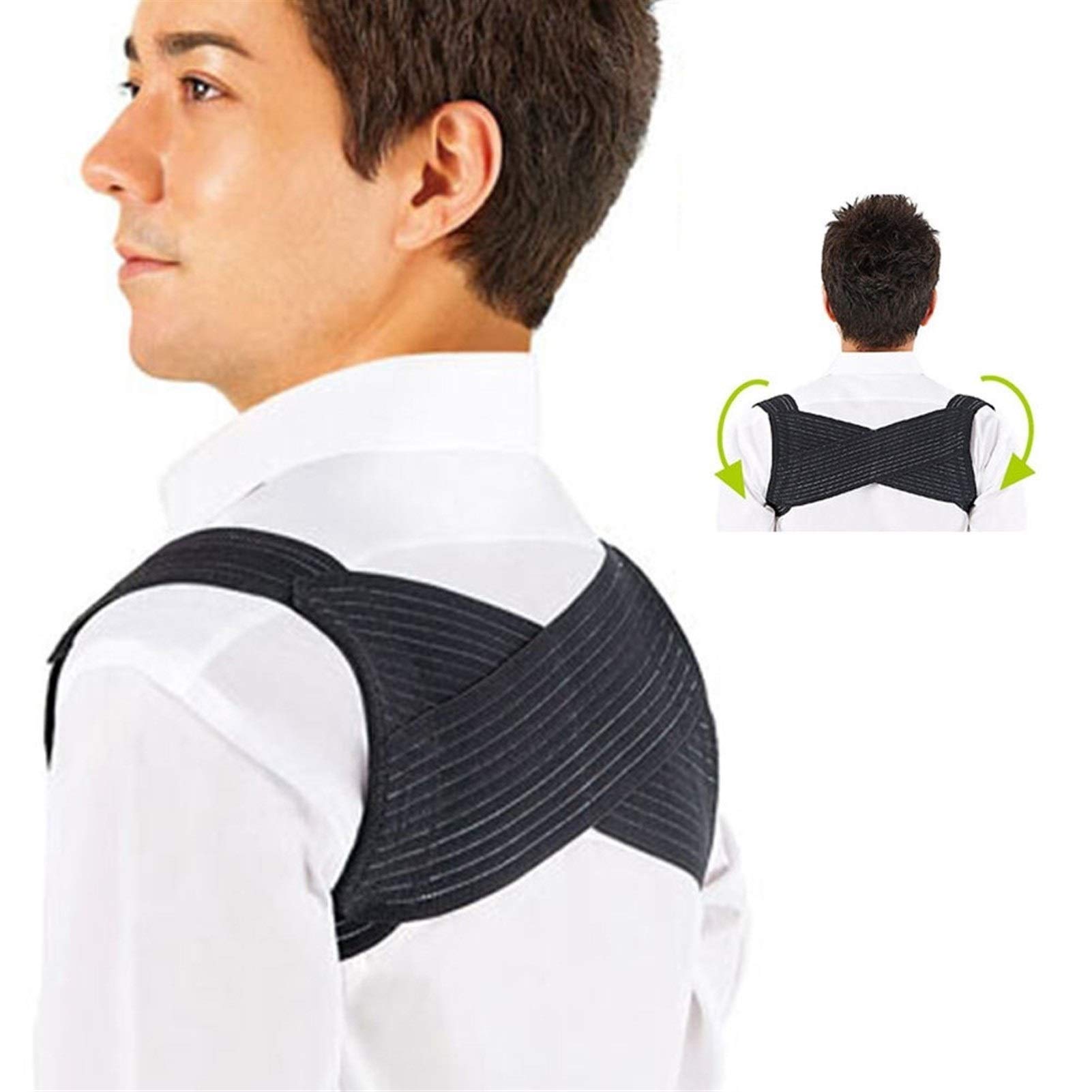 Correcteur de posture dos et épaules pour le travail de bureau sur écran