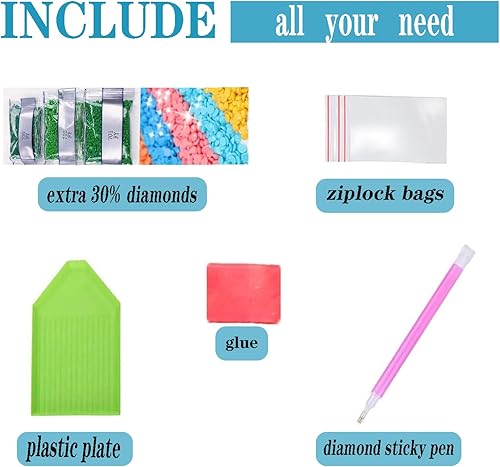 Miniatura 5 de Kits de pintura de diamantes de Halloween para adultos principiantes, kit de arte de diamantes de flores de esqueleto, kit de arte de diamantes para