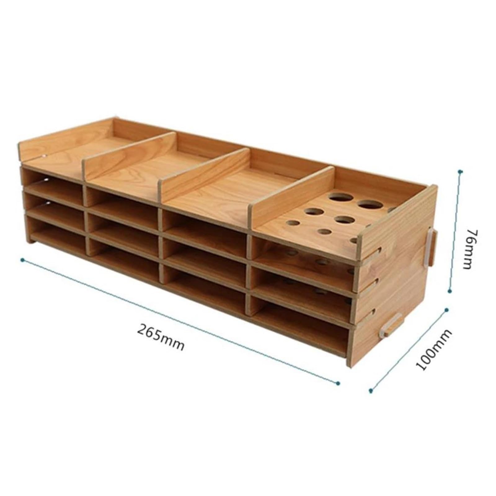 NizerDIY - Portagioie multistrato, in legno, per perline fai da te e accessori per bricolage (peB)