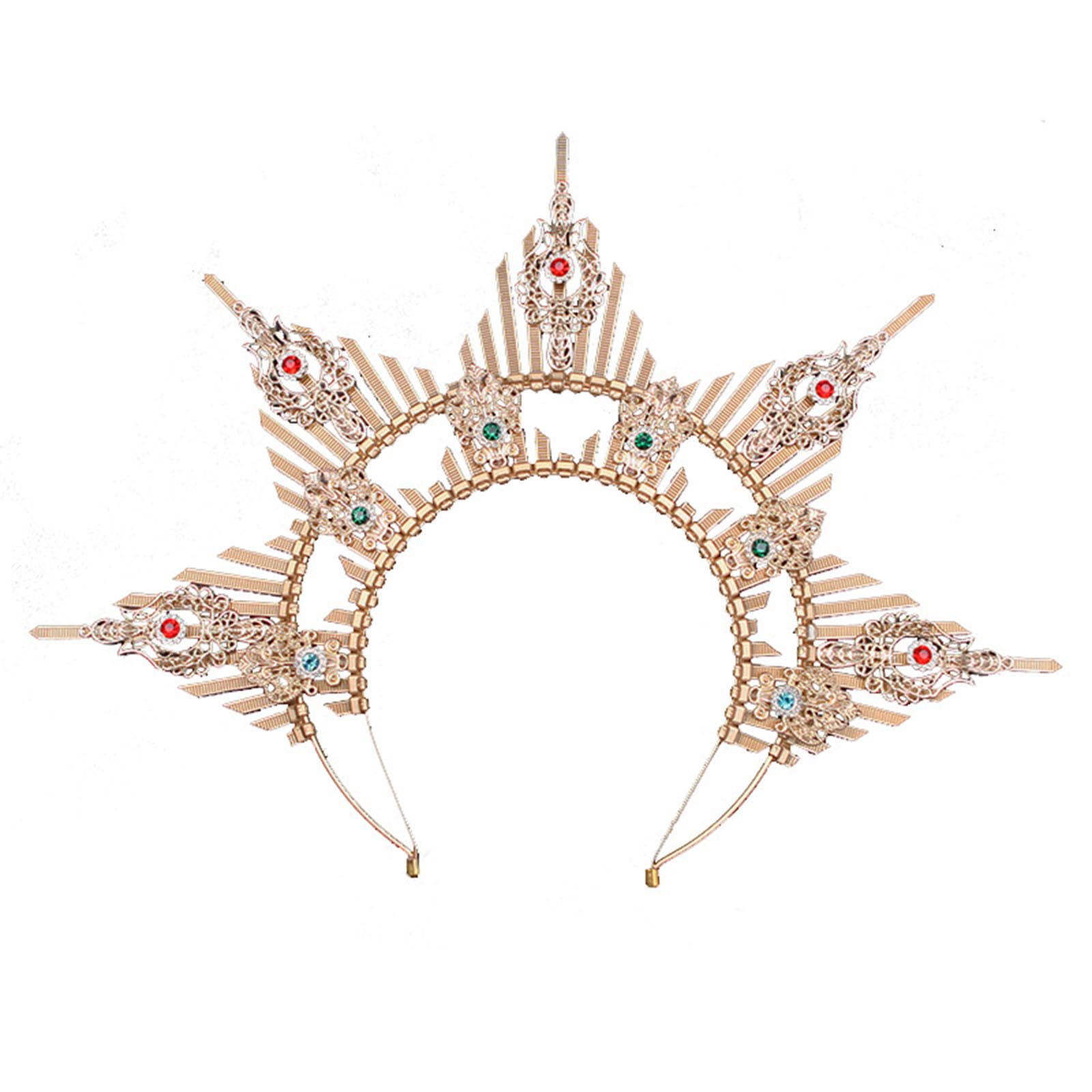 Bandeaux gothiques de princesse avec perles pour concours - 7