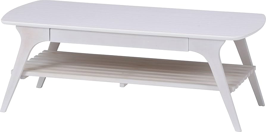 【幅110㎝】センターテーブル 引き出し 棚なし ローテーブル【ホワイト】 楽天市場】【レビューで特典あり】引き出し付きローテーブル 幅