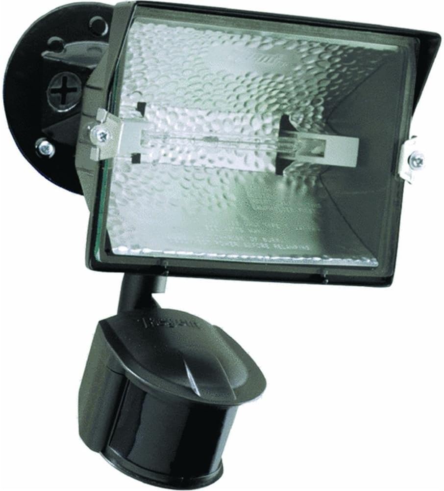 EATON Lighting MS188 180 Degree 300W Halogen Motion Security Floodlight, Bronze