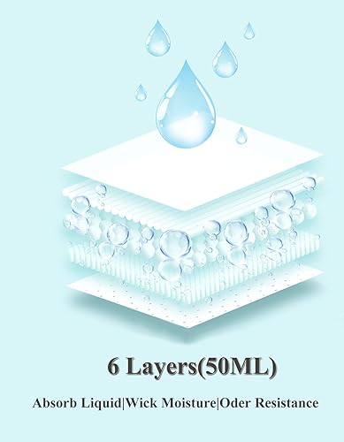 Miniatura 7 de AIRCUTE Ropa interior de incontinencia urinaria de súper absorción para mujer, a prueba de fugas, bragas hipster de 2.2 fl oz, Negro -