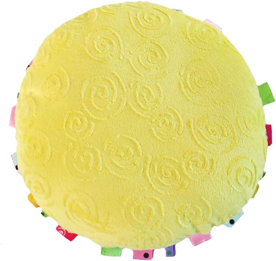 Snuggle Stuffs Hello Sunshine 14" Yellow Plush Throw Pillow