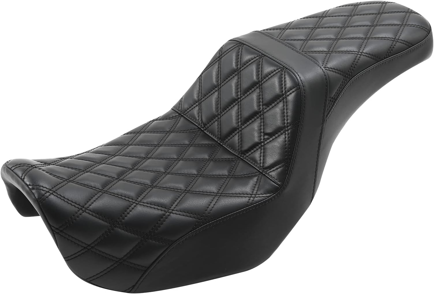 Motocycle Seat Driver & Passenger Seat Fit for Harley Dyna Wide Glide Low Rider Street Bob Fat Bob FXDF Super Glide Custom FXDC 2006-2017 Switchback Back Stitching