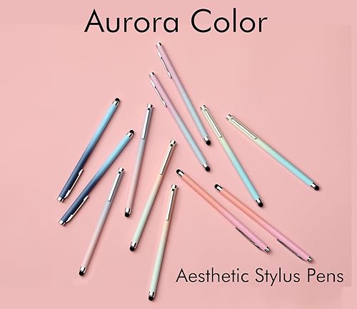 Miniatura 2 de Linfanc - Bolígrafos para pantallas táctiles, paquete de 12 lápices capacitivos de alta sensibilidad y precisión para iPhone, todos los dispositivos