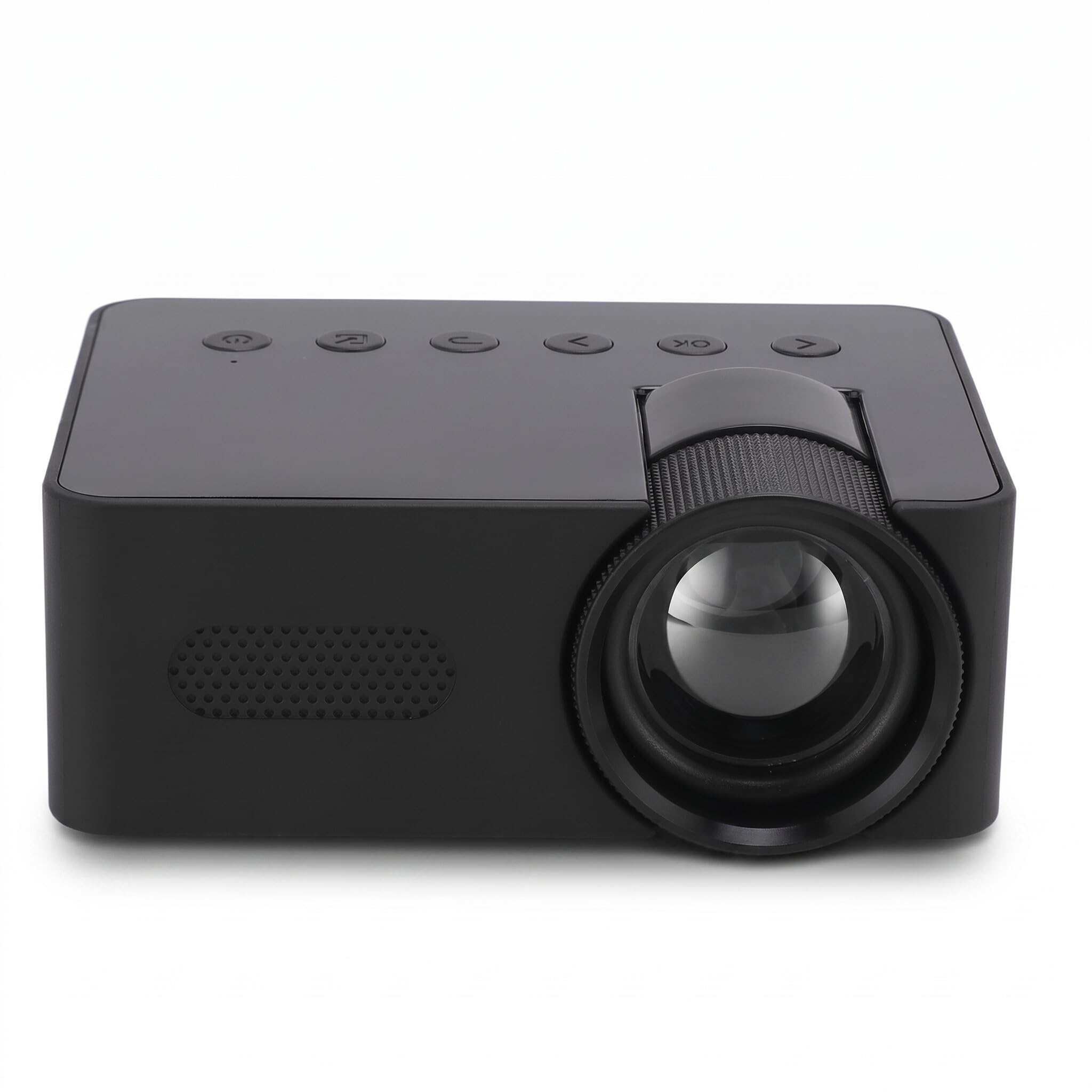 Mini Proiettore YT100, Videoproiettore Full HD 1080P, Proiettore Cinematografico Portatile per Esterni con Altoparlante 4Ω 2W, Proiettore Cinematografico per Telefono Home